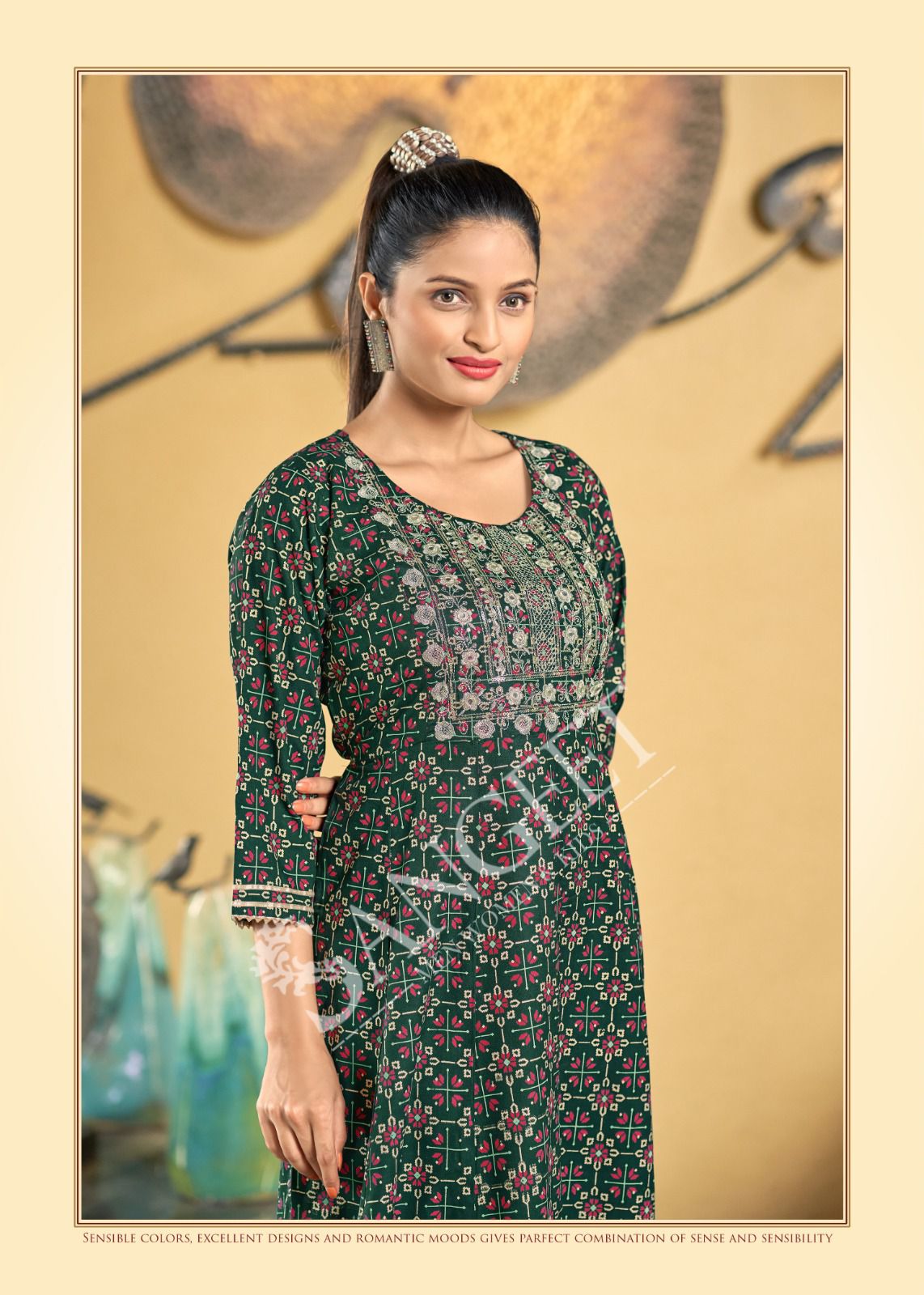 Mallipoo 6 By Sangeet 031-036 Anarkali Kurtis Catalog